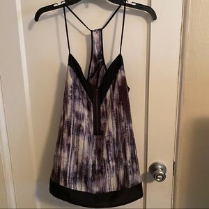 Petticoat Alley purple marble racerback tank